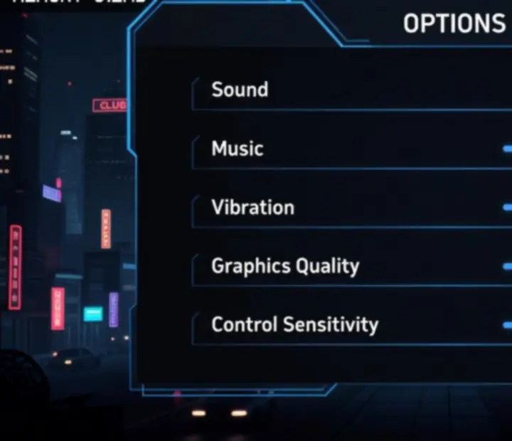 Rope Hero gameplay UI overlay with FPS and performance metrics optimized for mobile